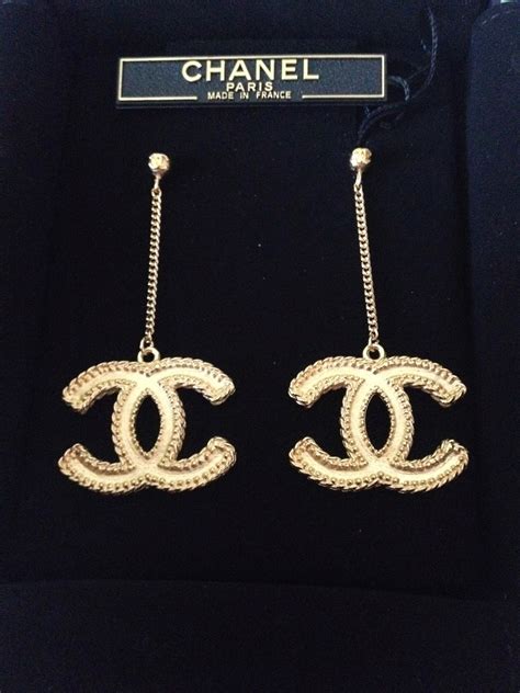 chanel earrings large|authentic chanel cc earrings.